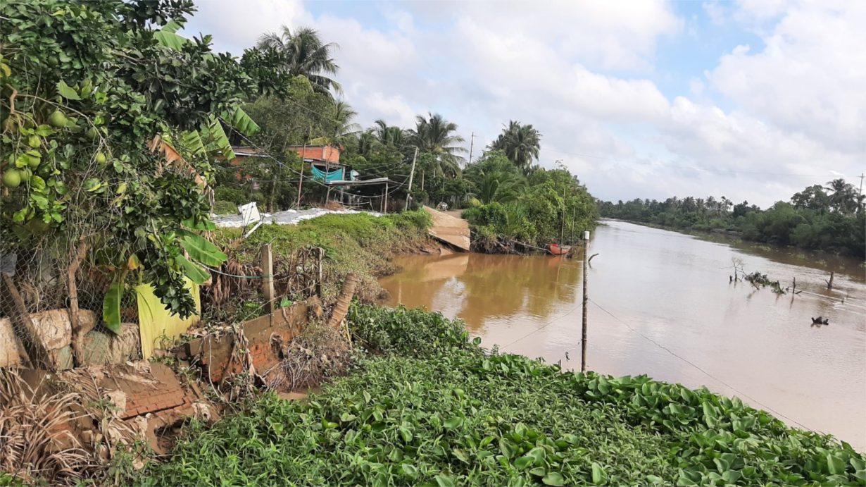  Tiền Giang: Nhiều điểm sạt lở lớn thiếu nguồn kinh phí khắc phục (08/8/2022)